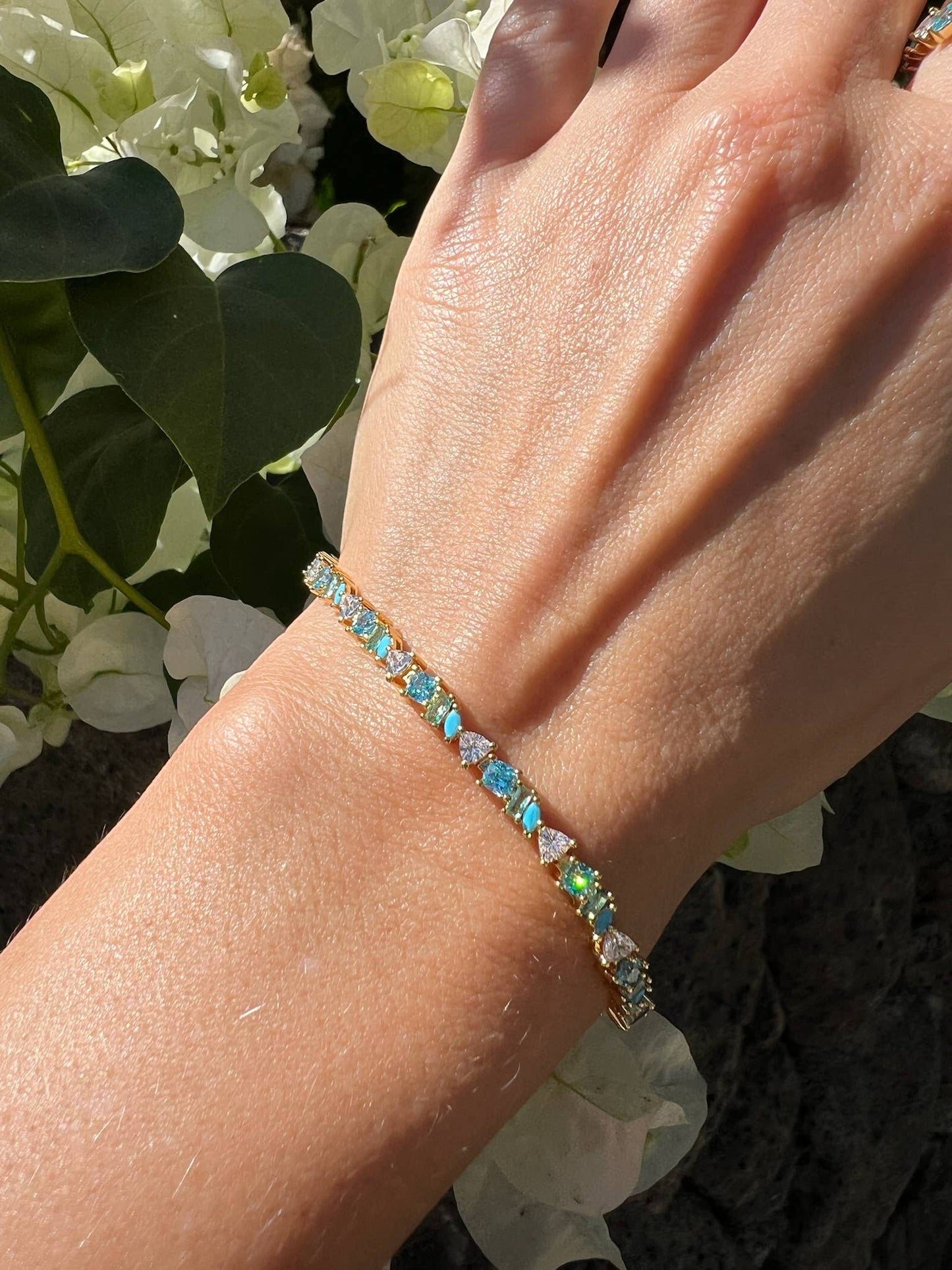 Vienna Bracelet - Turquoise Opal
