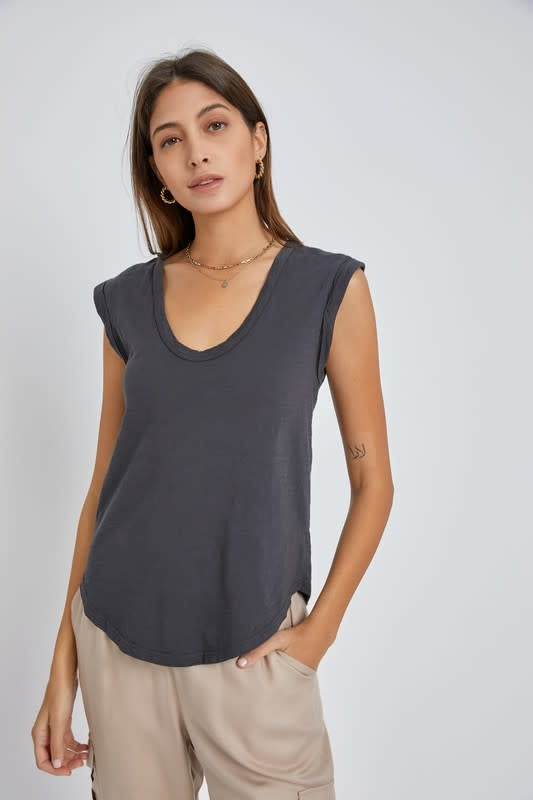 Rhonnie Cap Sleeve Top
