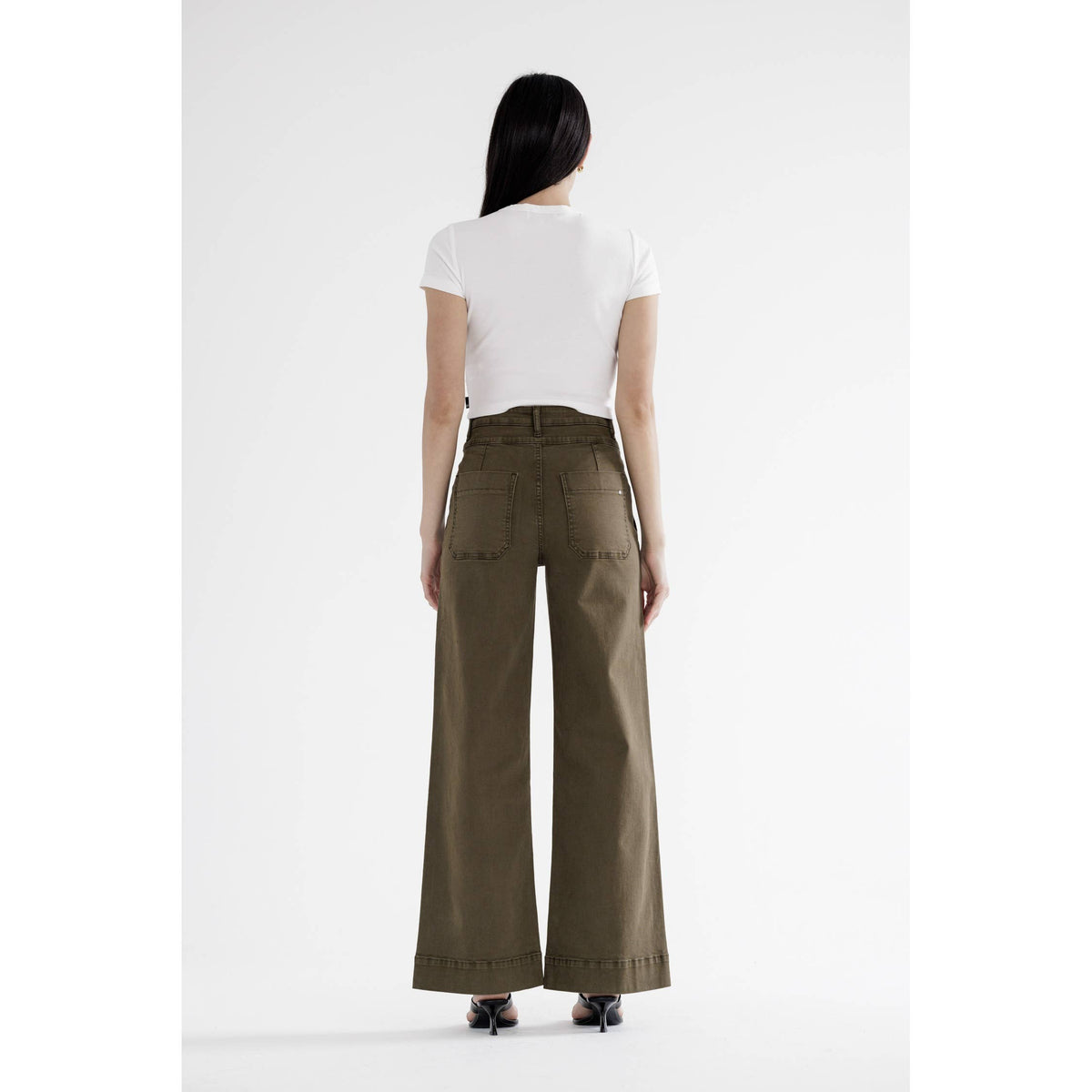 Illie High Rise Double Band Pants