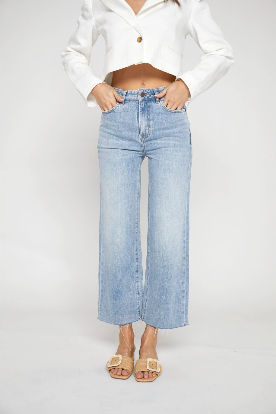 Aberdeen Crop High Rise Denim