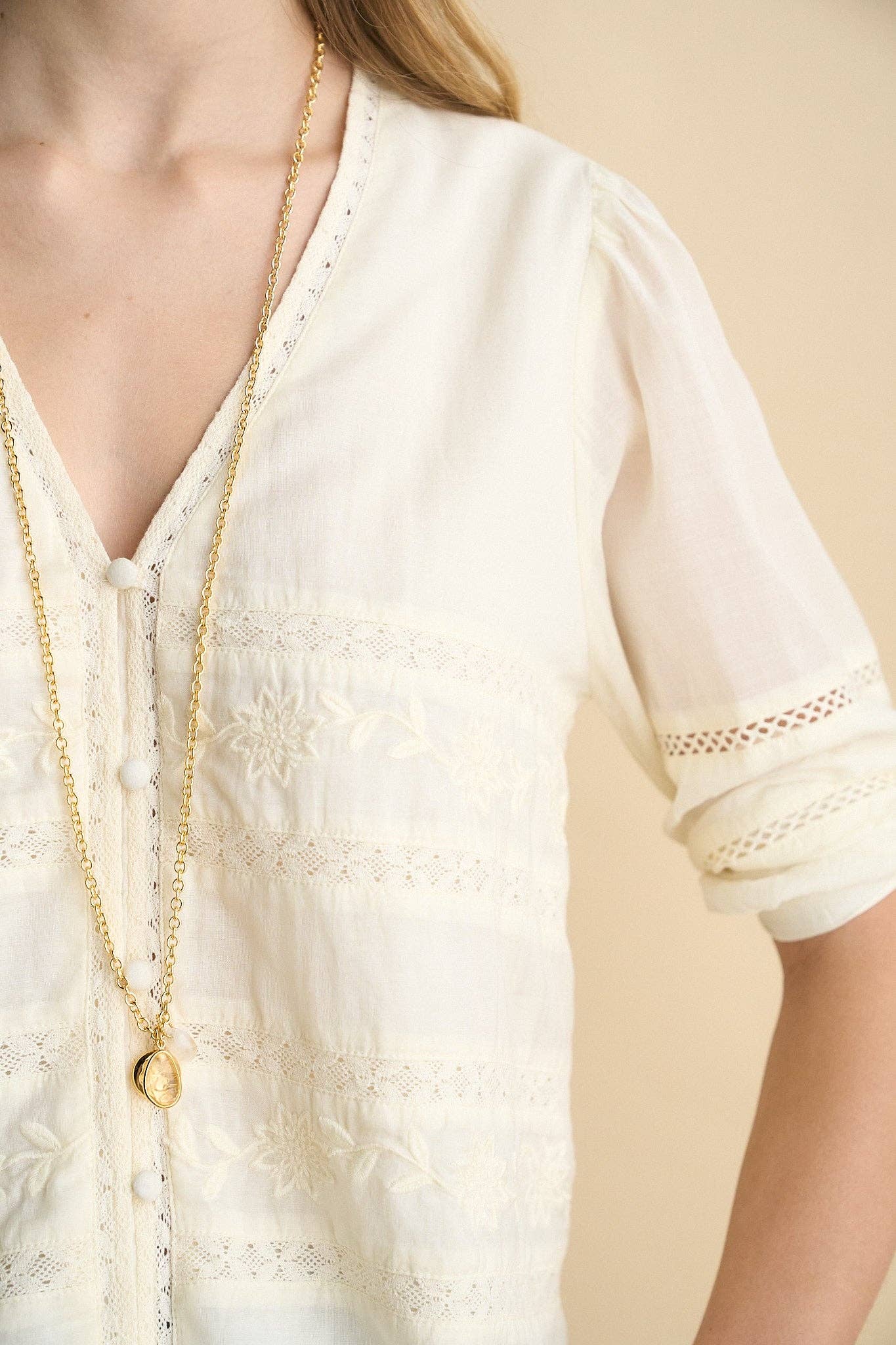 Kala Blouse - Ecru
