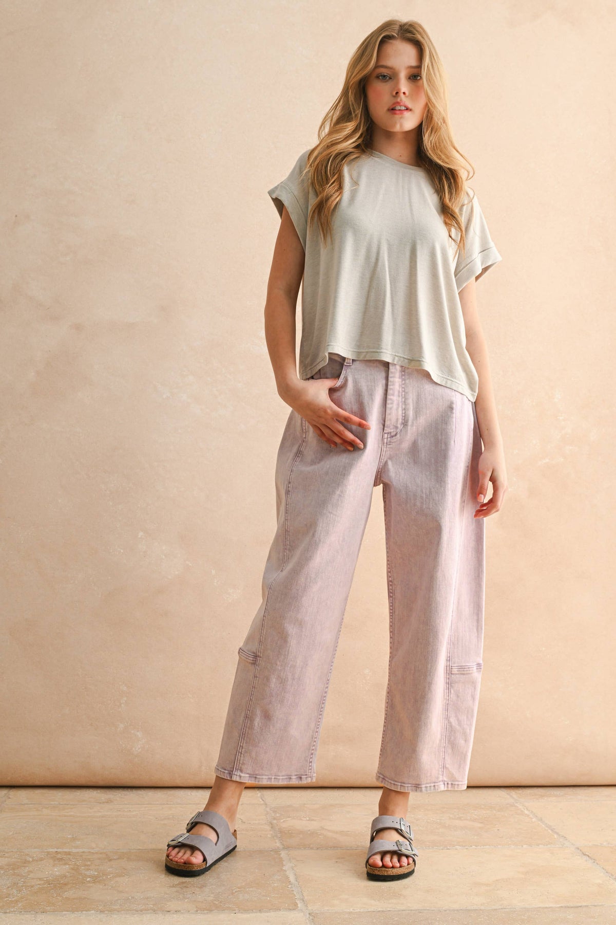 Amber Barrel Denim