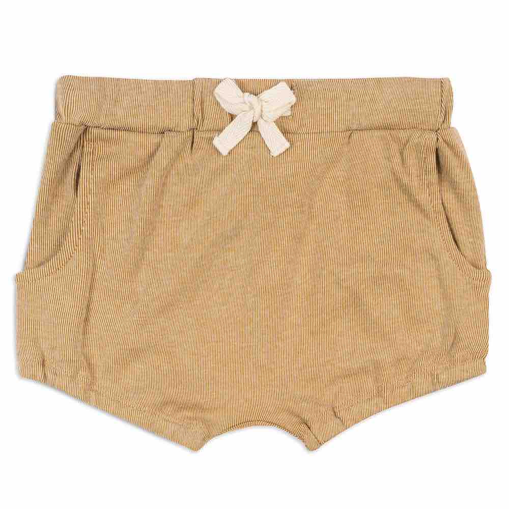 Organic Pinstripe Shorts