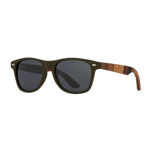 Forest Polarized Sunglasses - Multi Color Wood