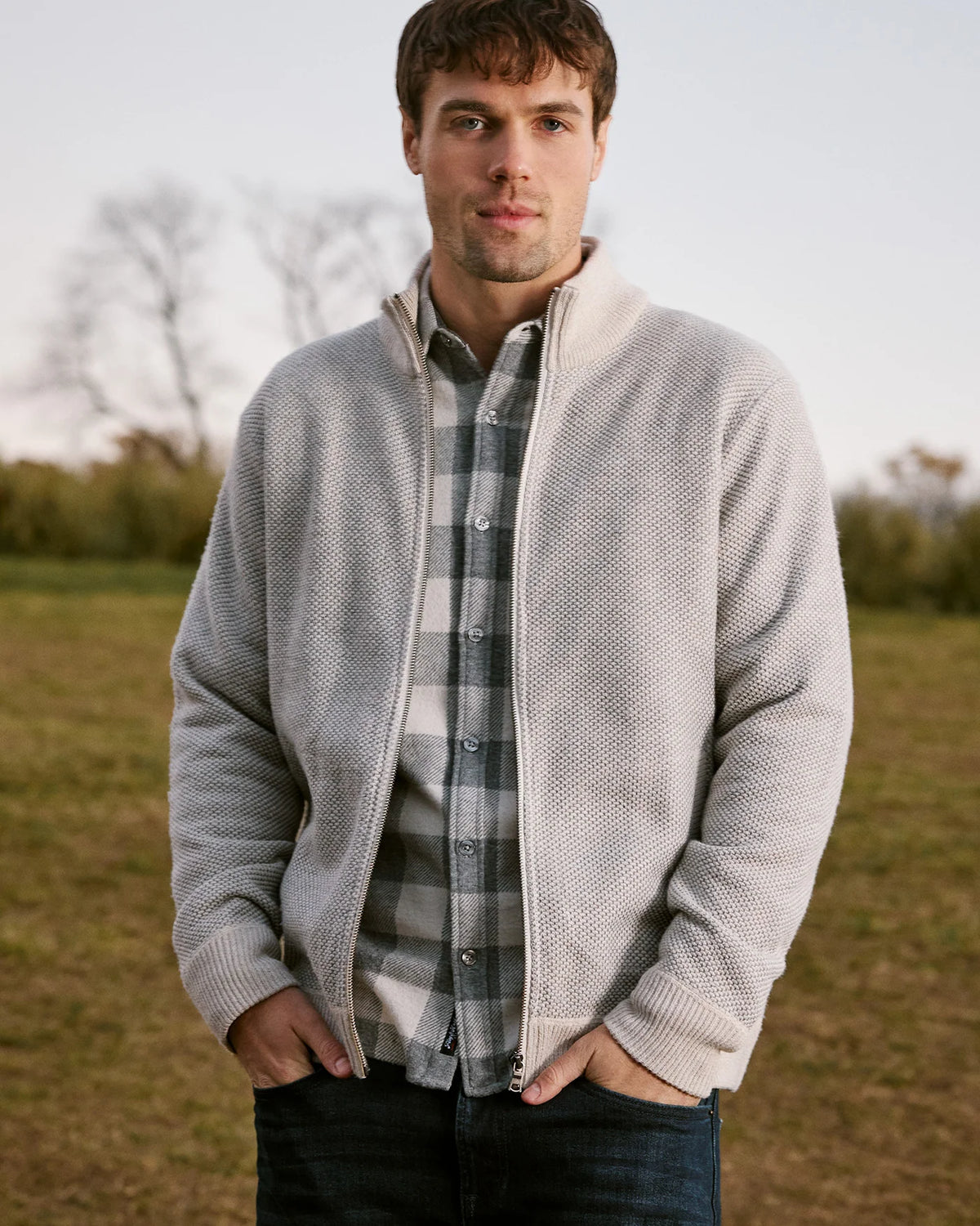 Rhineland Zip Up Sweater