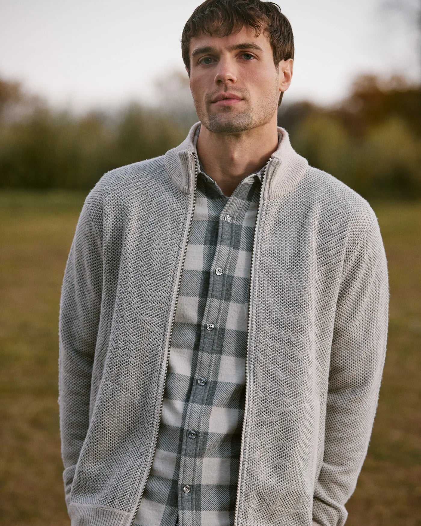 Roen Marled Mockneck Sweater