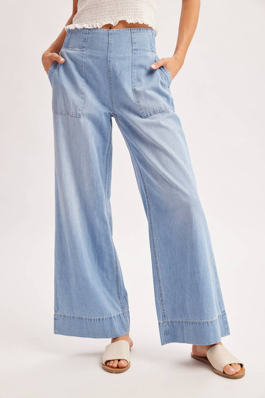 Winnie wide-leg Denim
