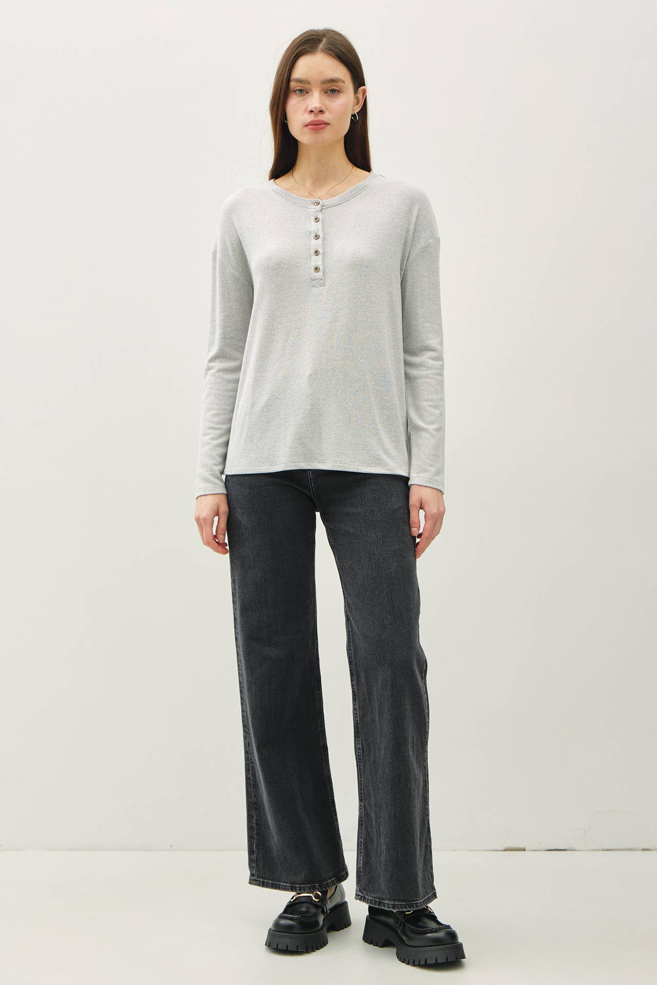 Sarah Hacci Henley Top