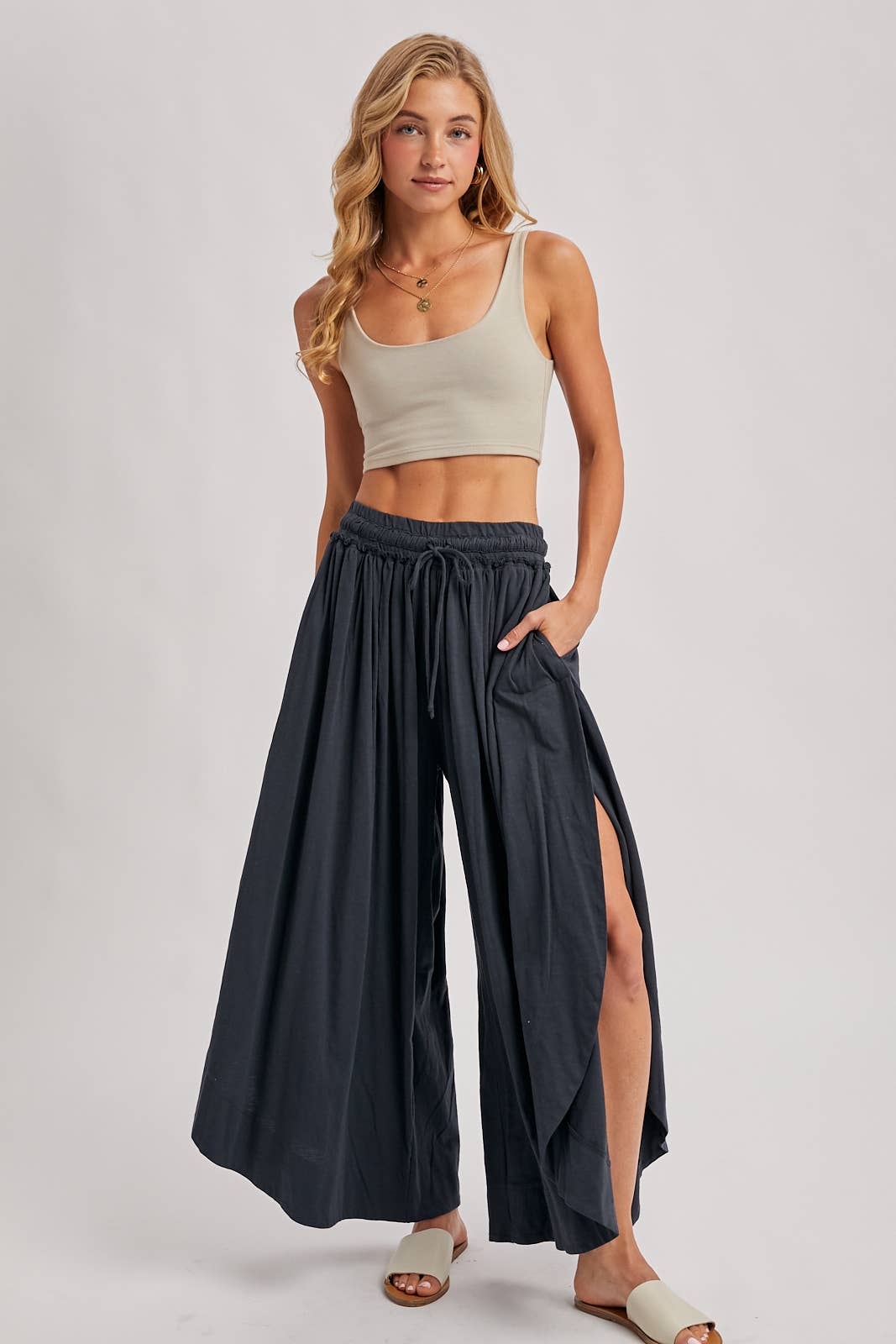 Eliza Round Hem Pants