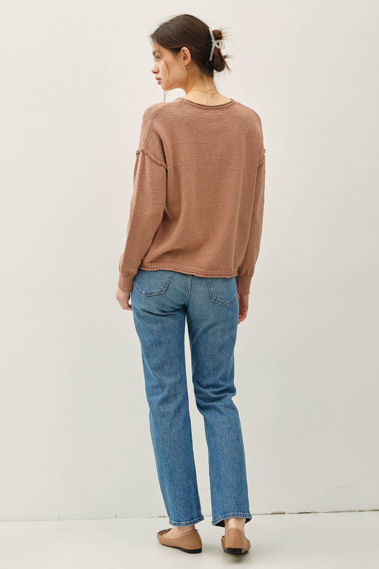 Lex Exposed Seam Sweater