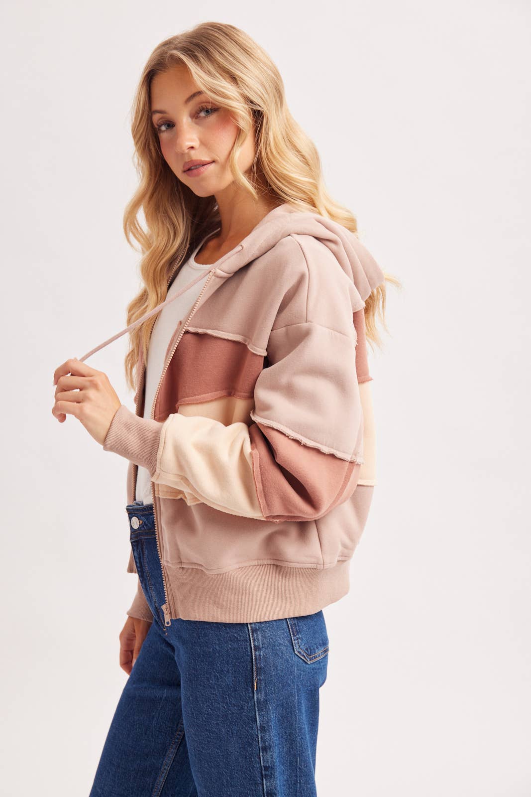 Adeline Patchwork Hoodie