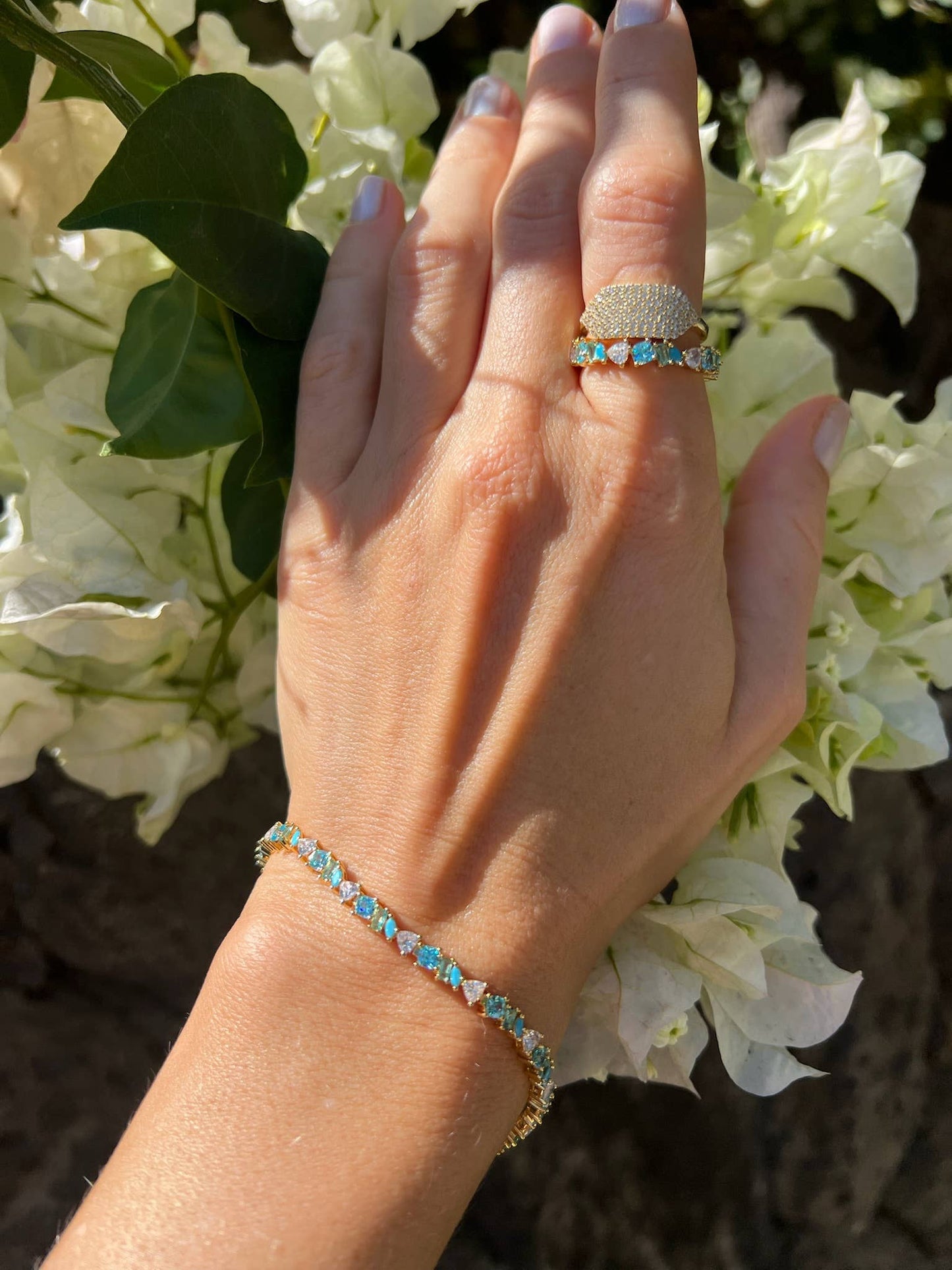 Vienna Ring - Green Opal