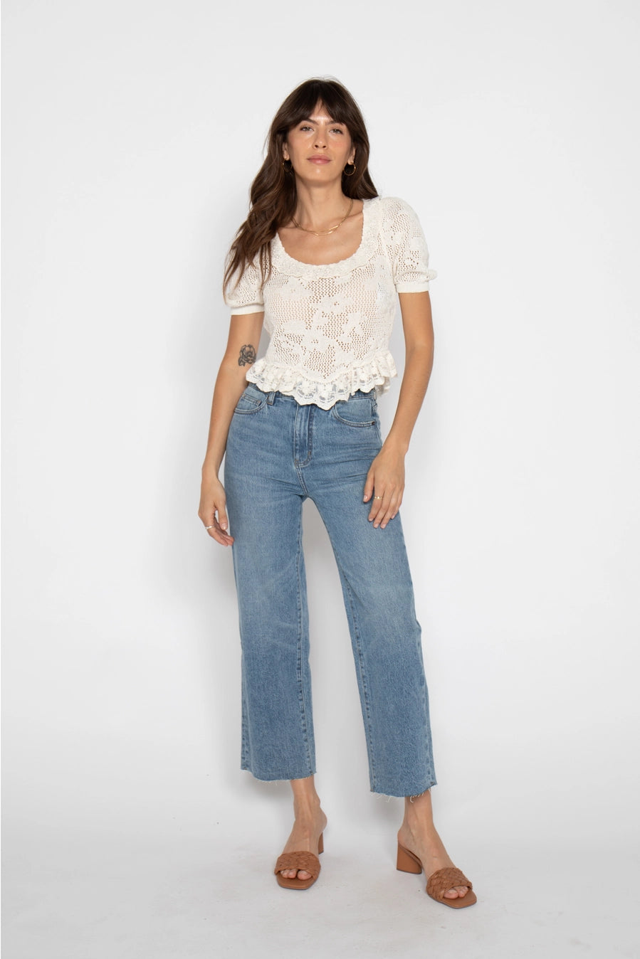 Aberdeen Crop Denim - Classic Vintage