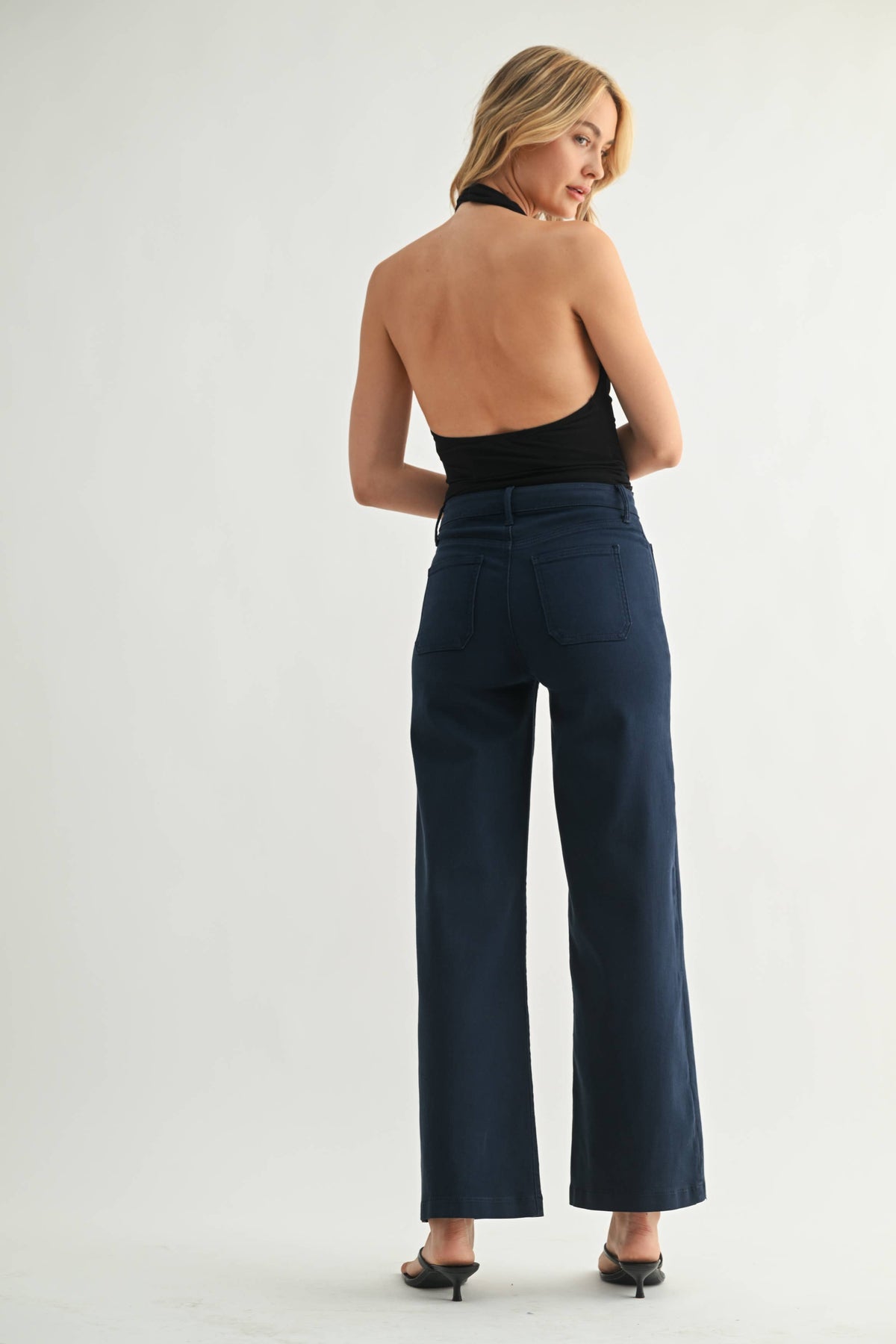 Callista Mini Patch Pocket - Navy