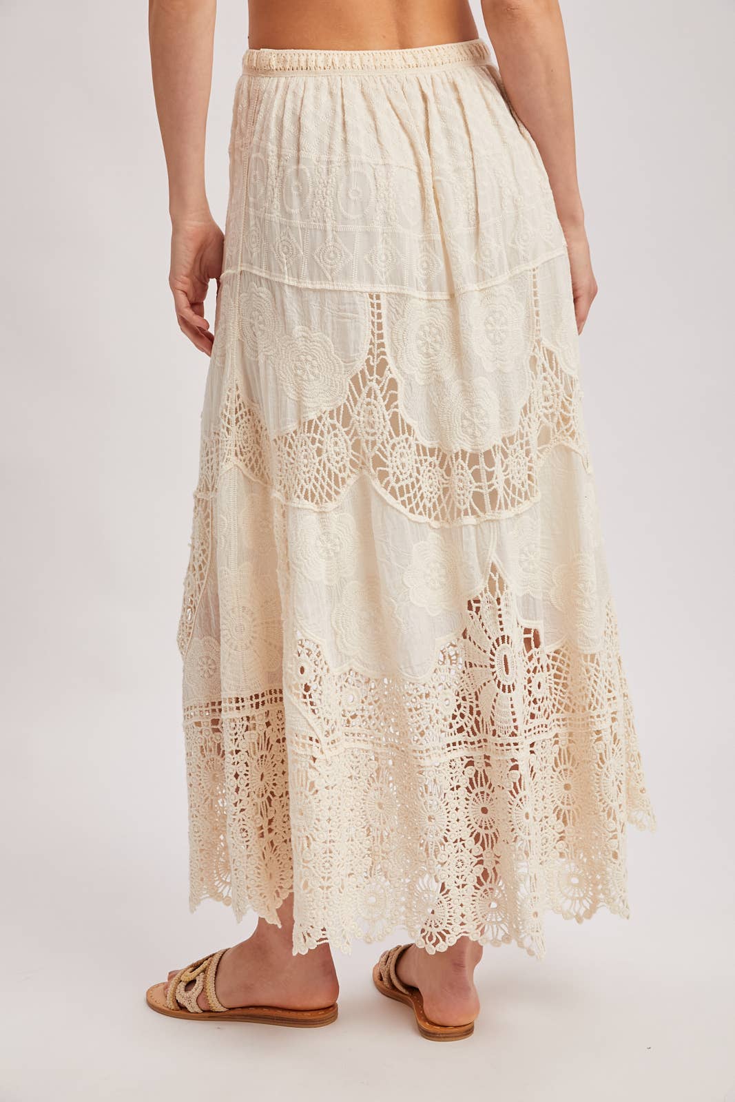 Elsa Lace Maxi Skirt