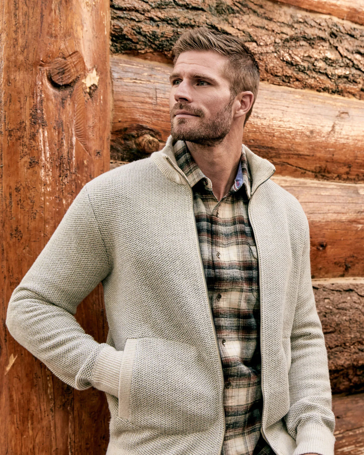 Rhineland Zip Up Sweater