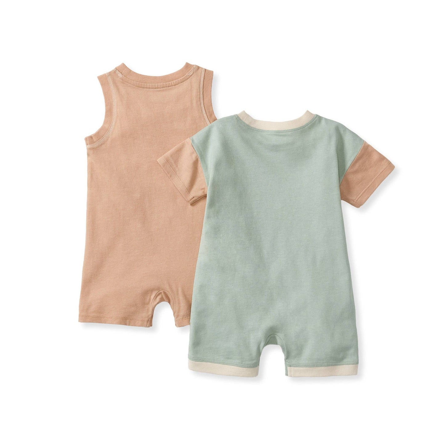 Basic Stripe Romper - Set of 2