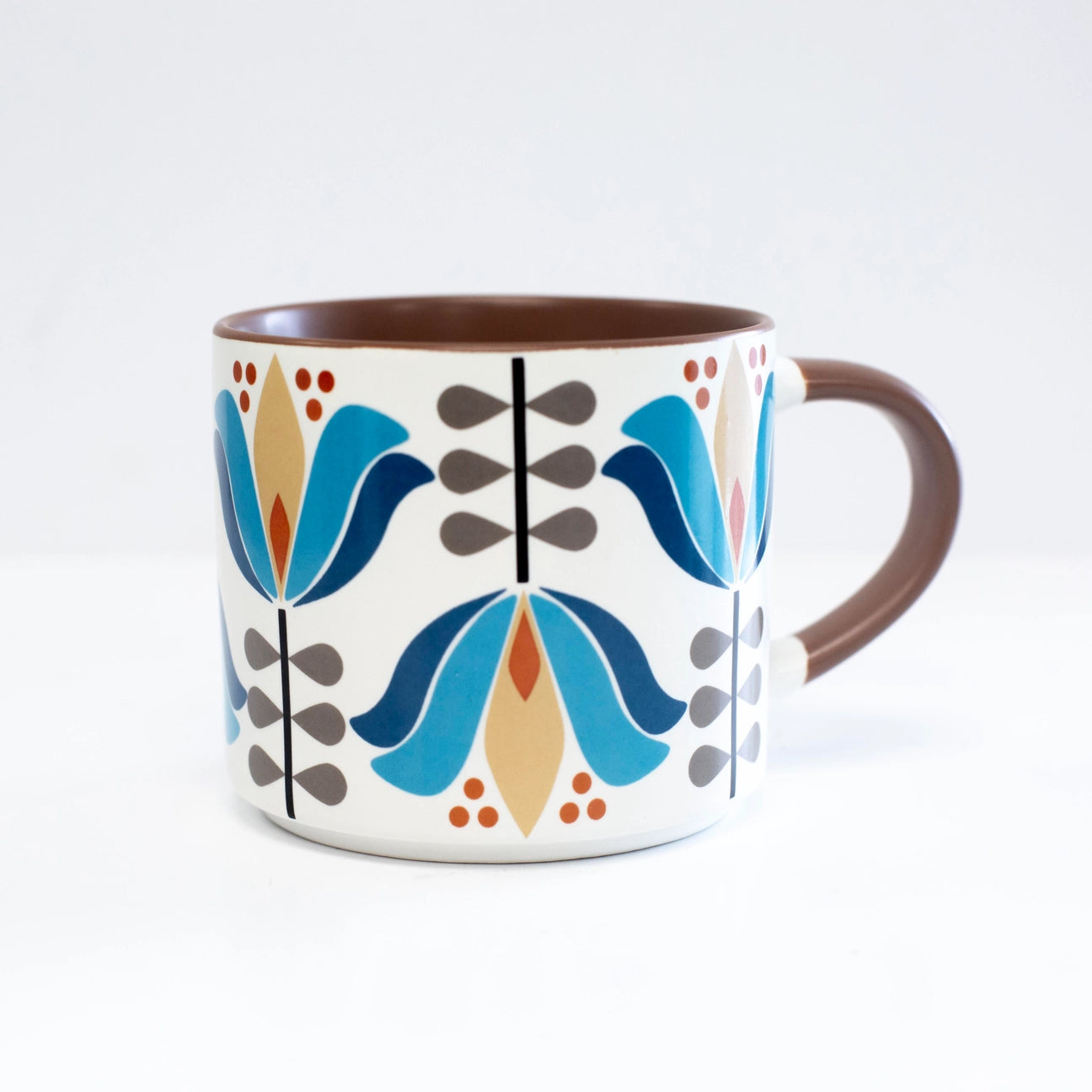 Mid Century Stackable Matte Coffee Mug