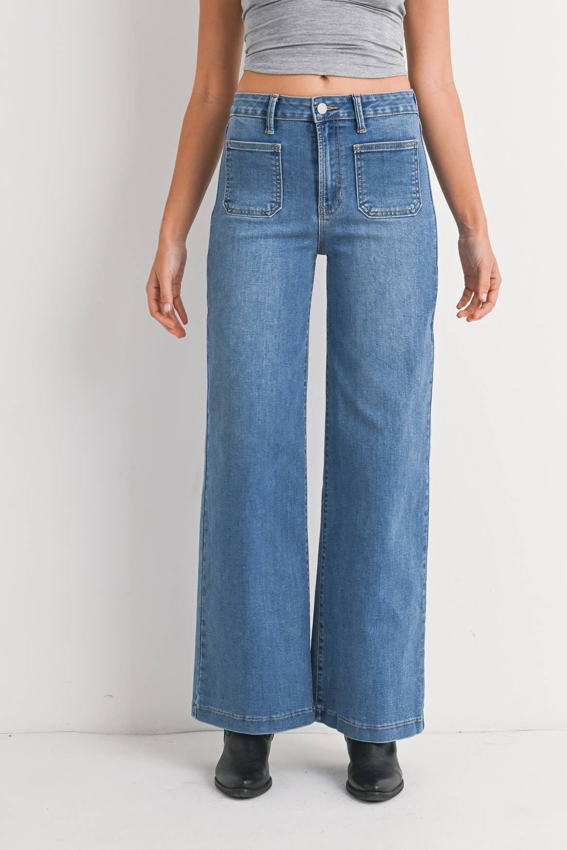 Kristin Mini Patch Pocket - Denim
