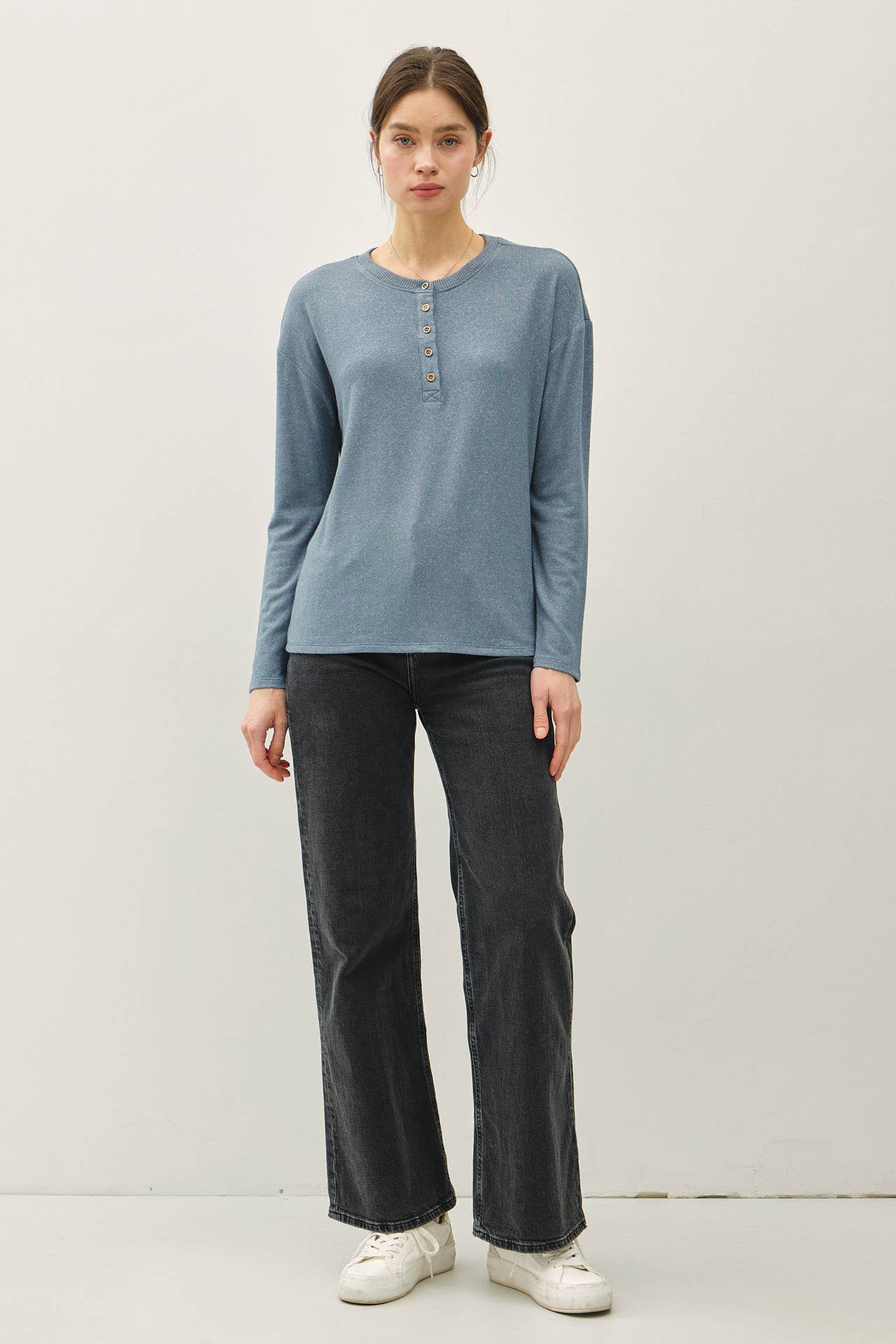 Sarah Hacci Henley Top