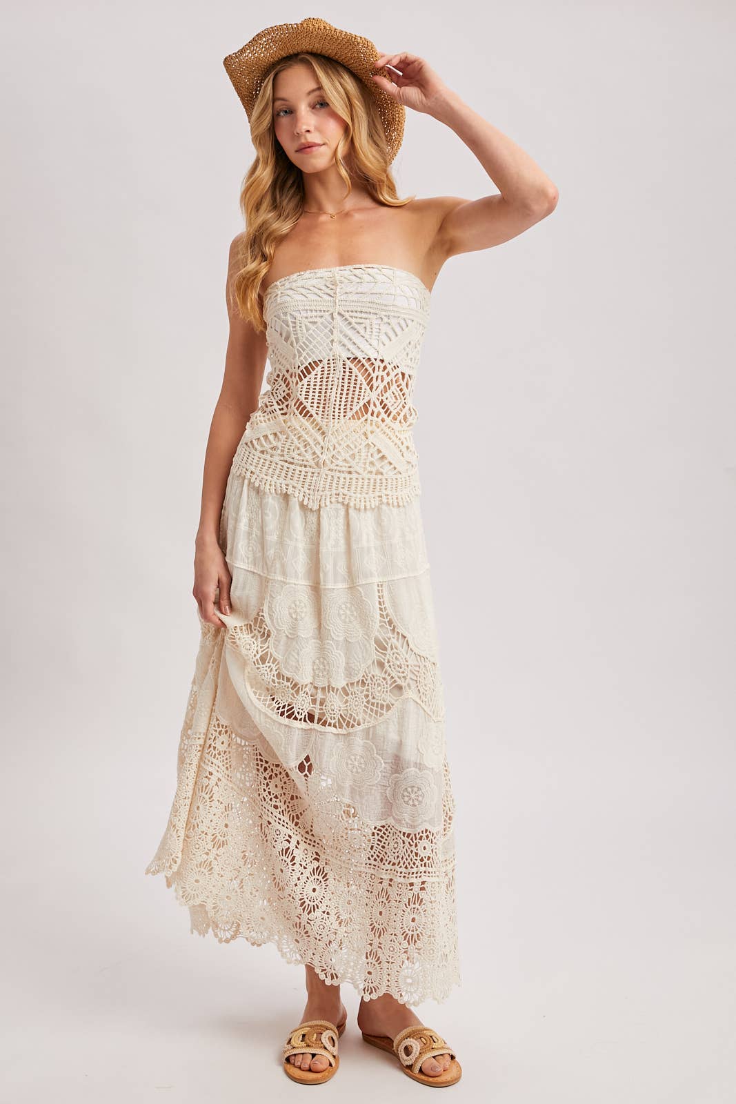 Elsa Lace Maxi Skirt