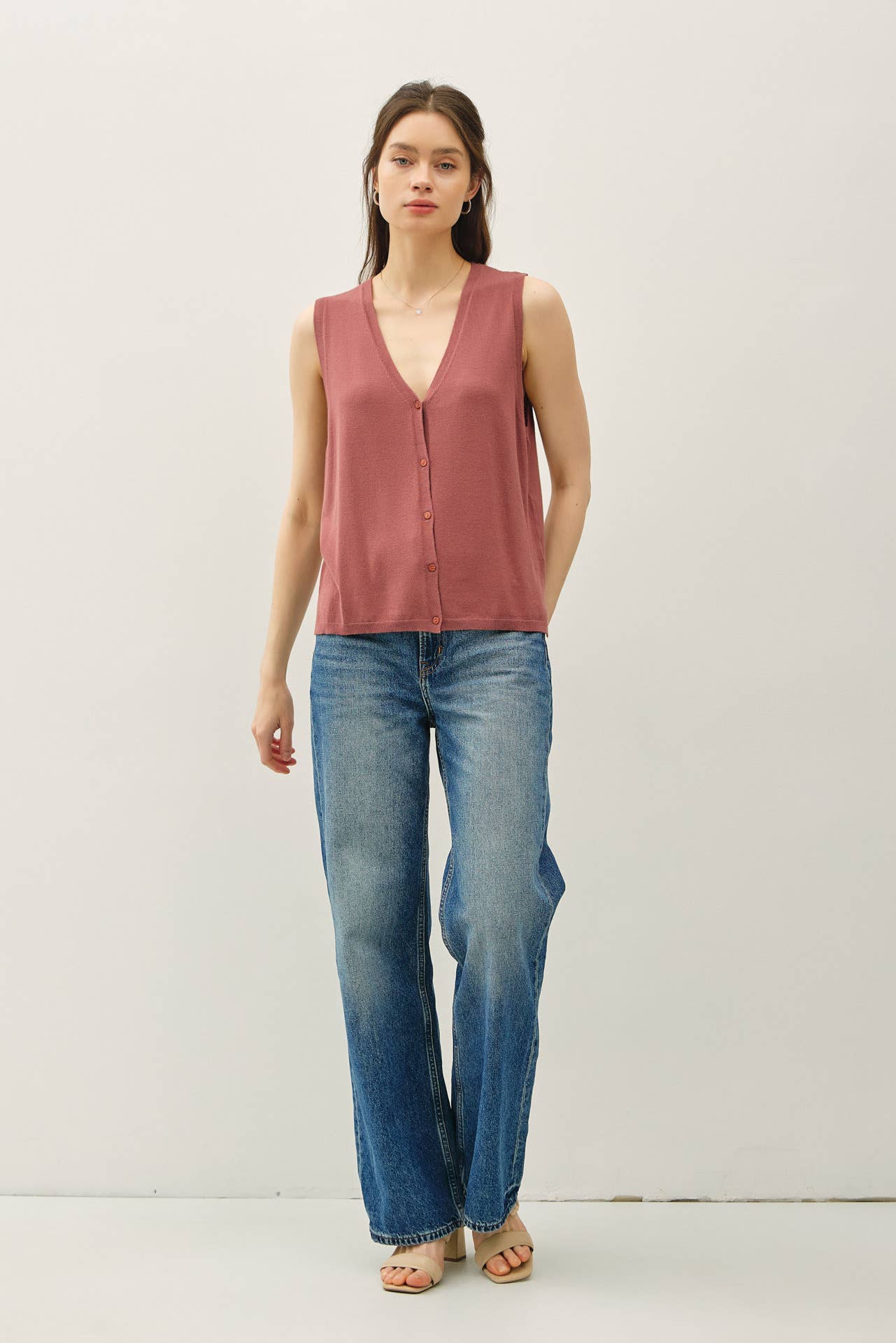 Brynne V-Neck Sweater Vest