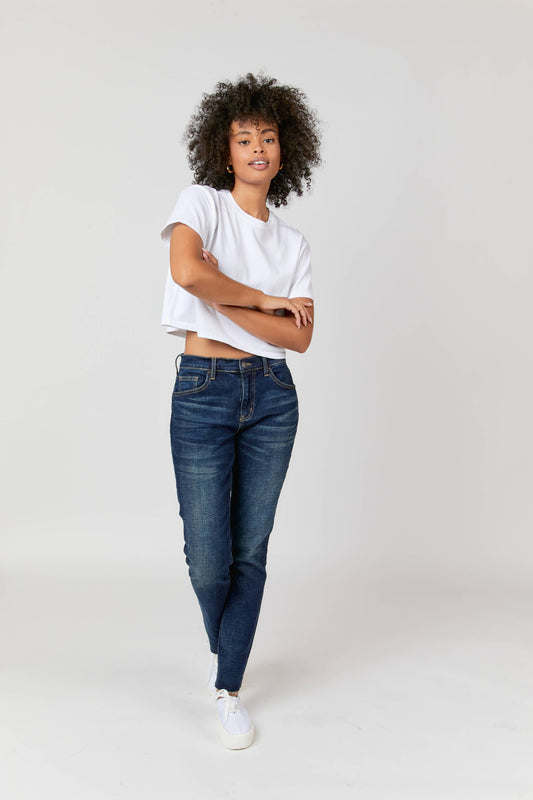 Crosby High Rise Jean - Dark