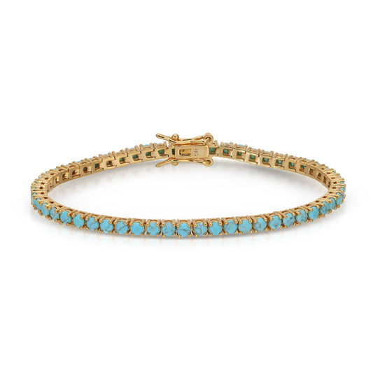 Turquoise Tennis Bracelet