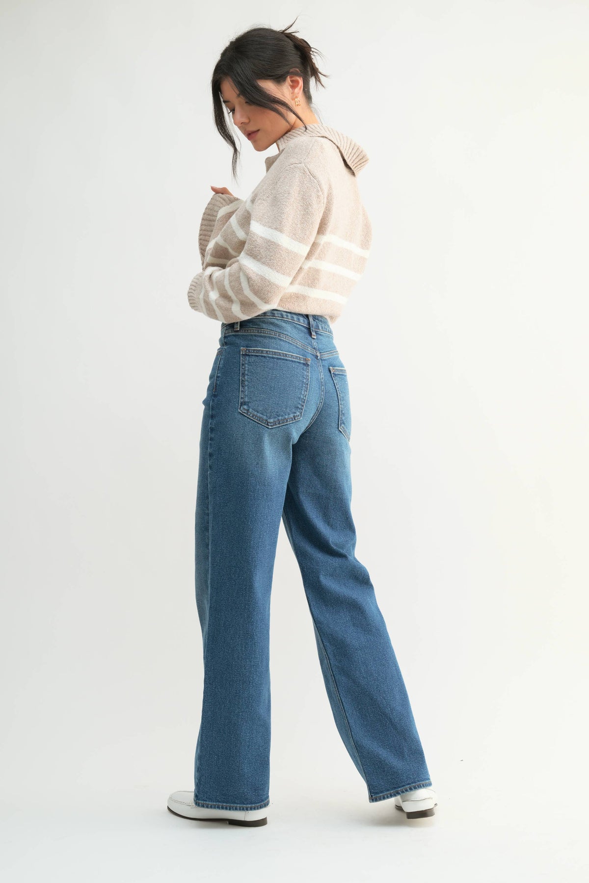 Bella High Rise Straight Jean