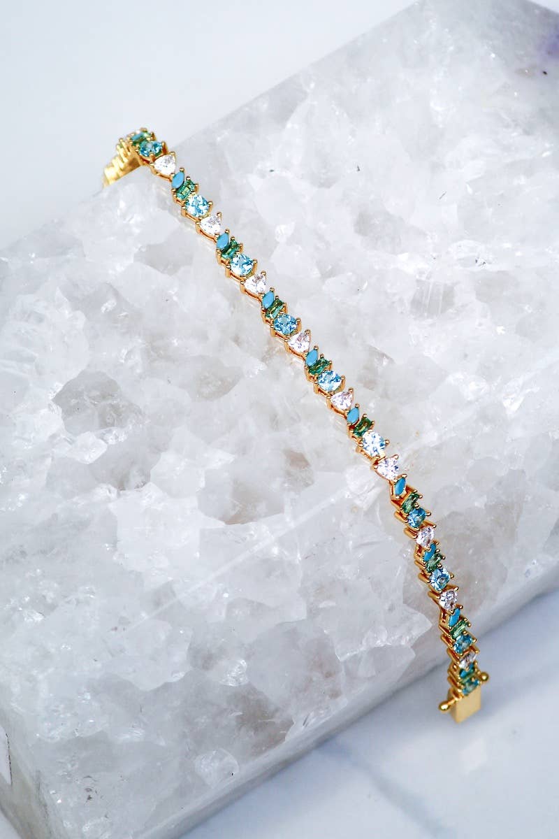 Vienna Bracelet - Turquoise Opal