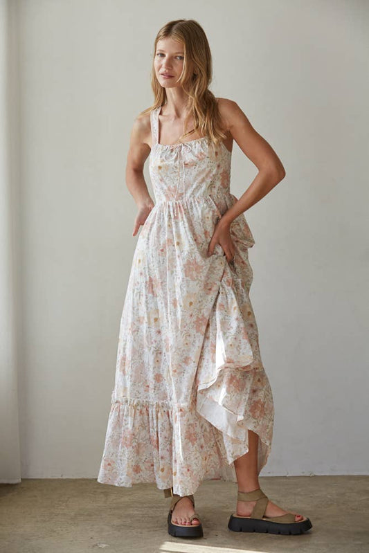 Woven Floral Dress