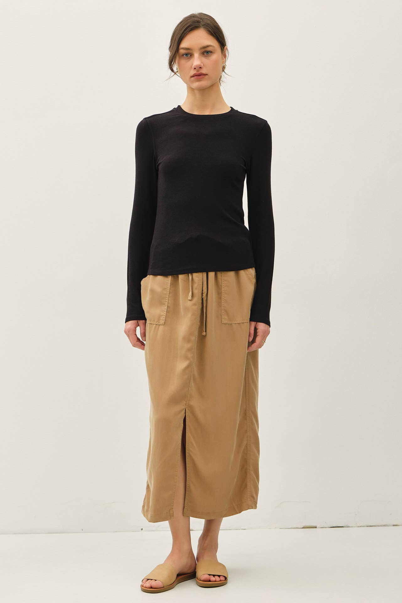 Raina Longsleeve Crewneck Top