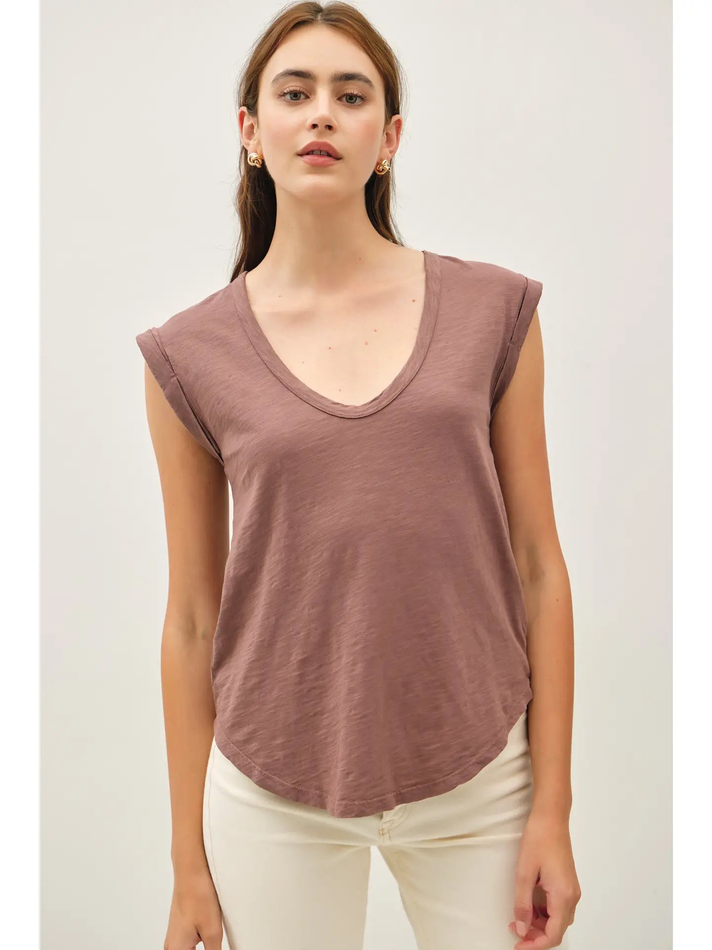 Rhonnie Cap Sleeve Top