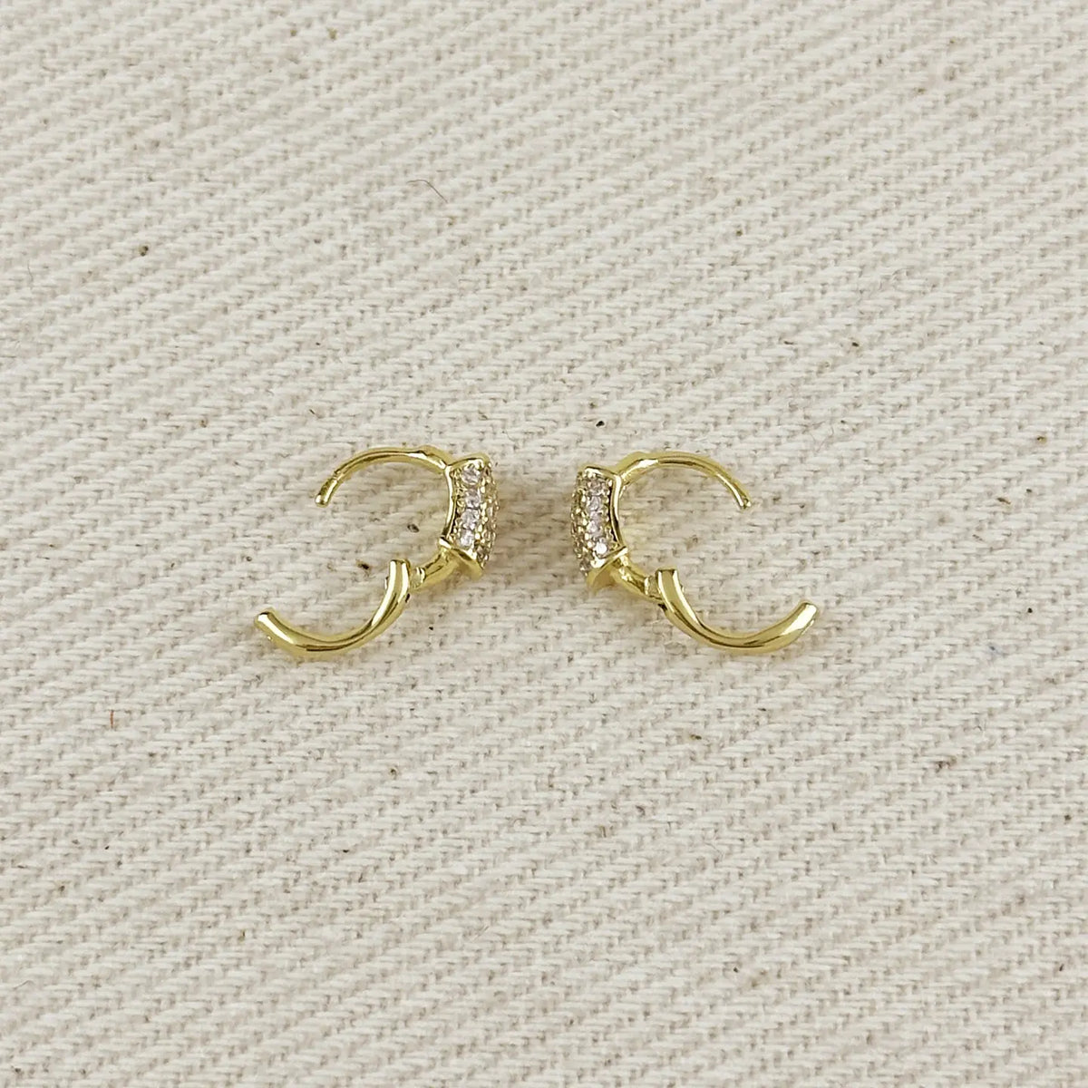 18K GF Mini Clicker Earrings