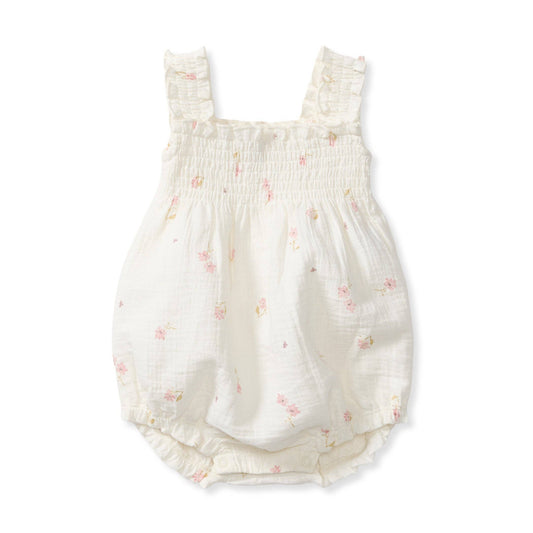 Floral Muslin Romper