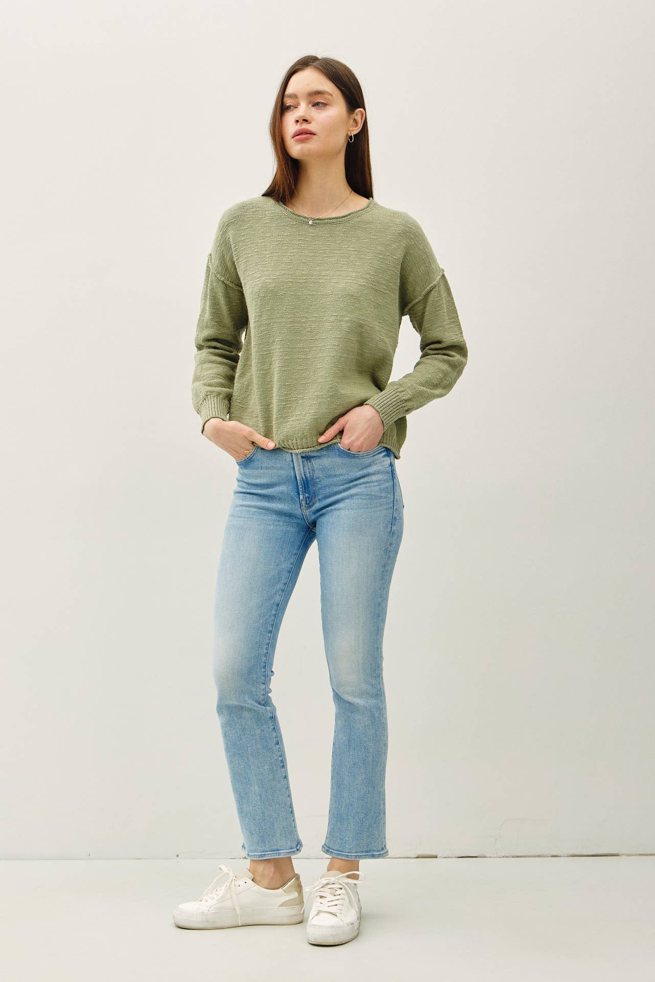 Lex Exposed Seam Sweater