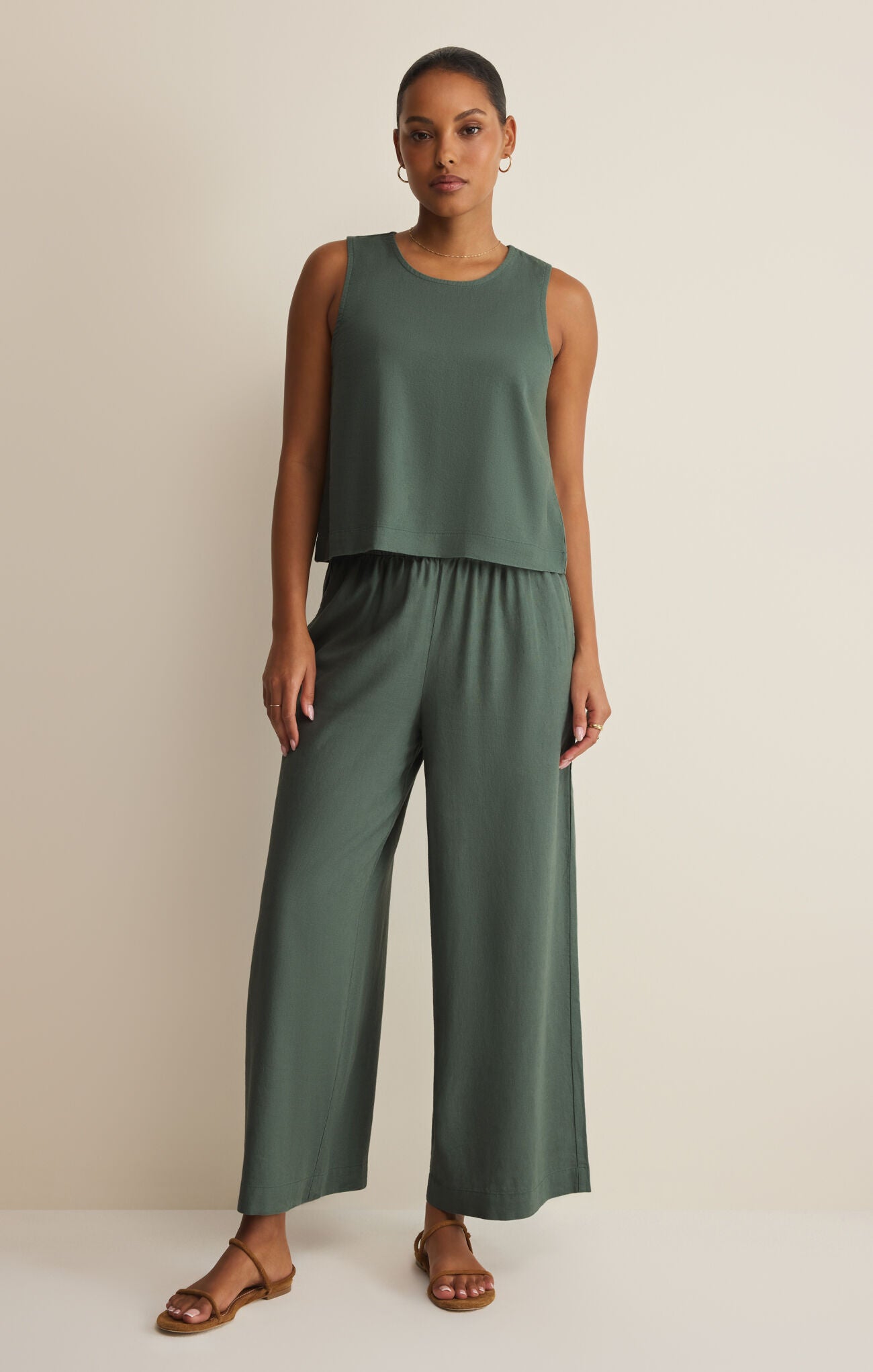 Scout Linen Crop Pant