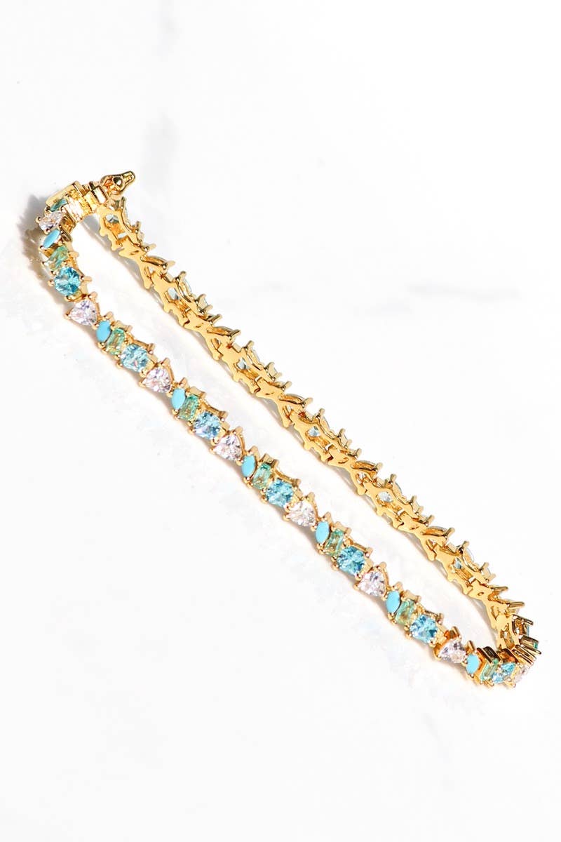 Vienna Bracelet - Turquoise Opal