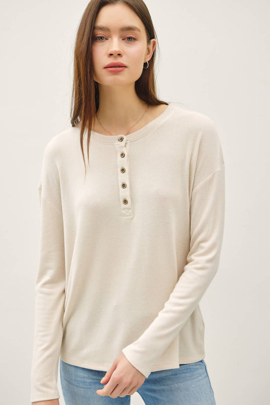 Sarah Hacci Henley Top