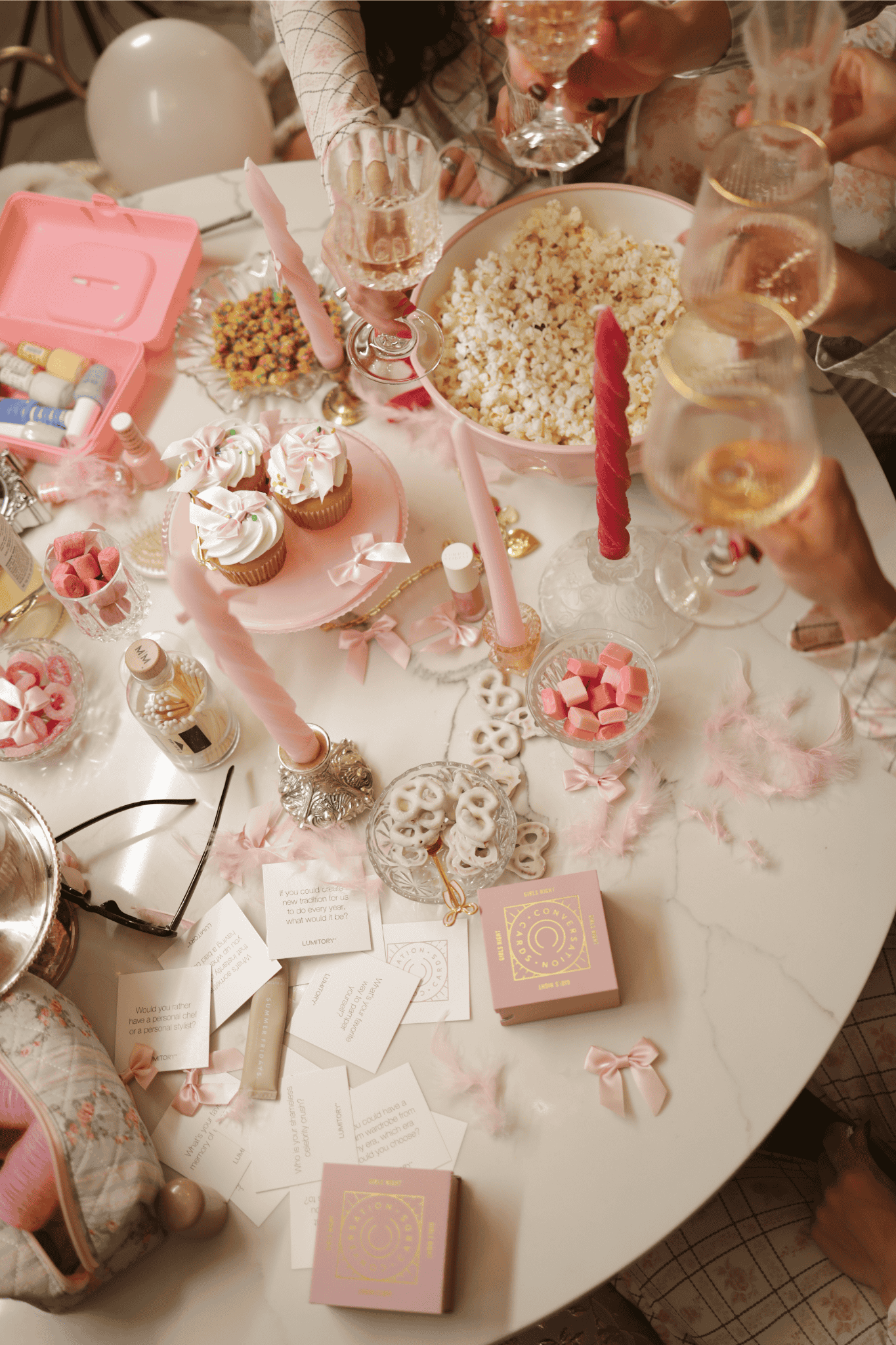 Girls Night Conversation Cards