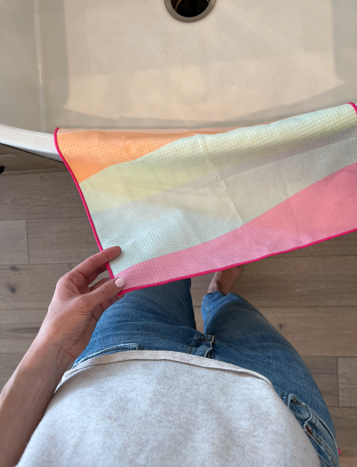 California Sunset Tea Towel