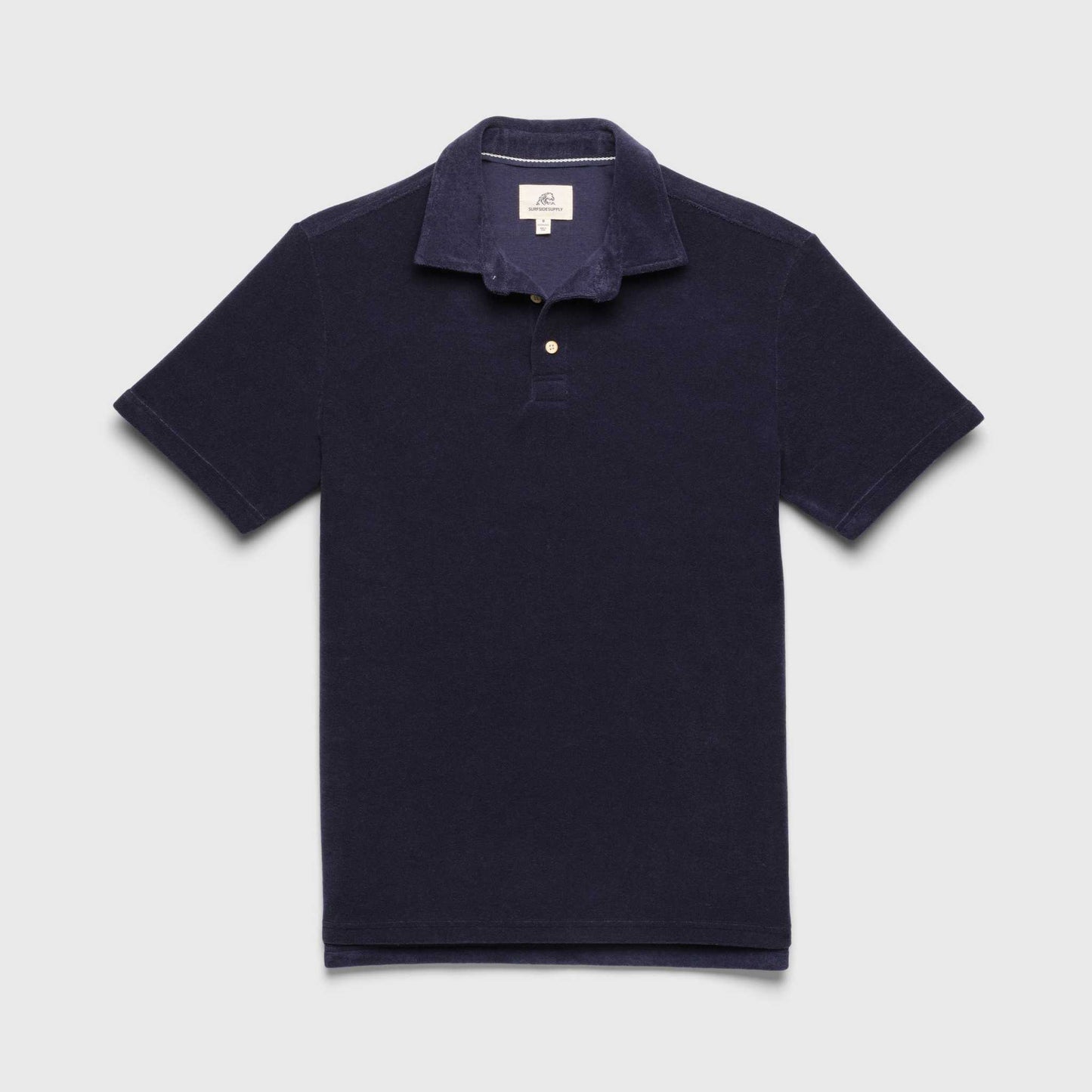 Ryan Saltwater Terry Polo - Navy Blazer
