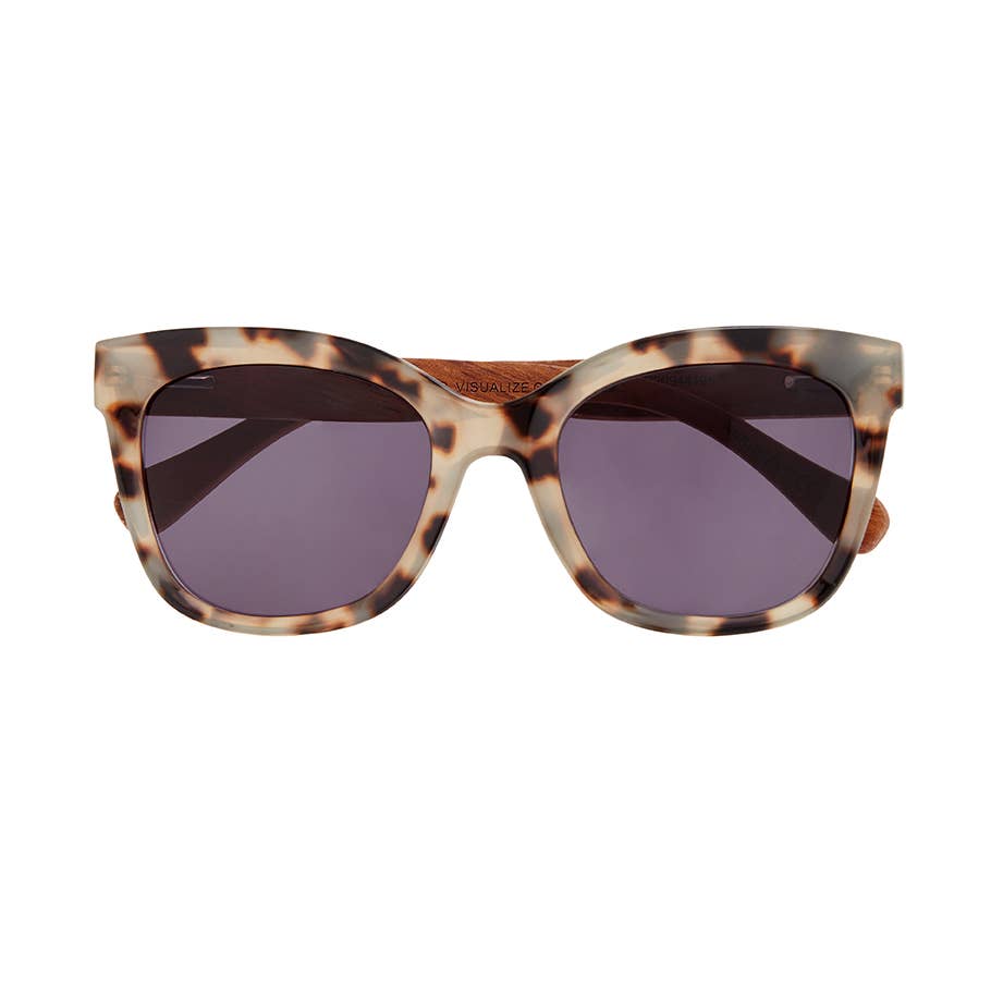 Nora Tinted Readers - Ivory Tort + Walnut Wood