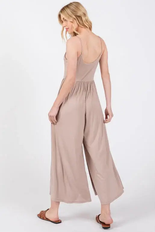 Adeline Wide-leg Cami Jumpsuit