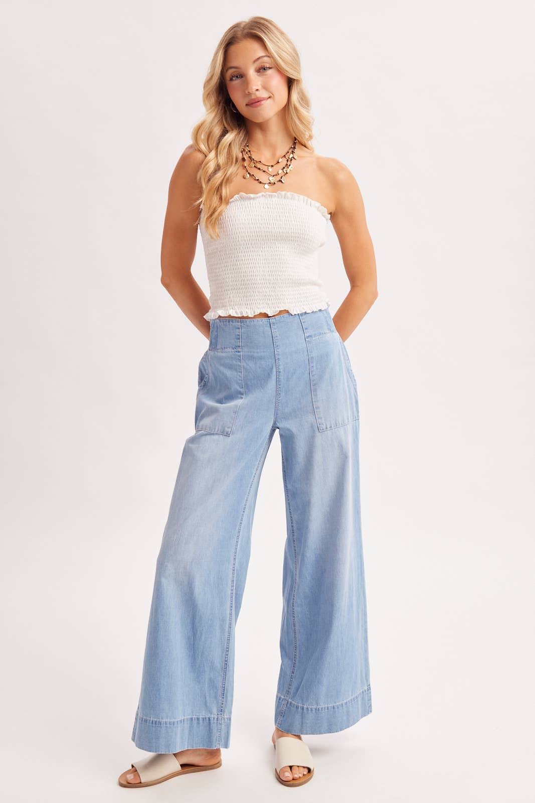 Winnie wide-leg Denim