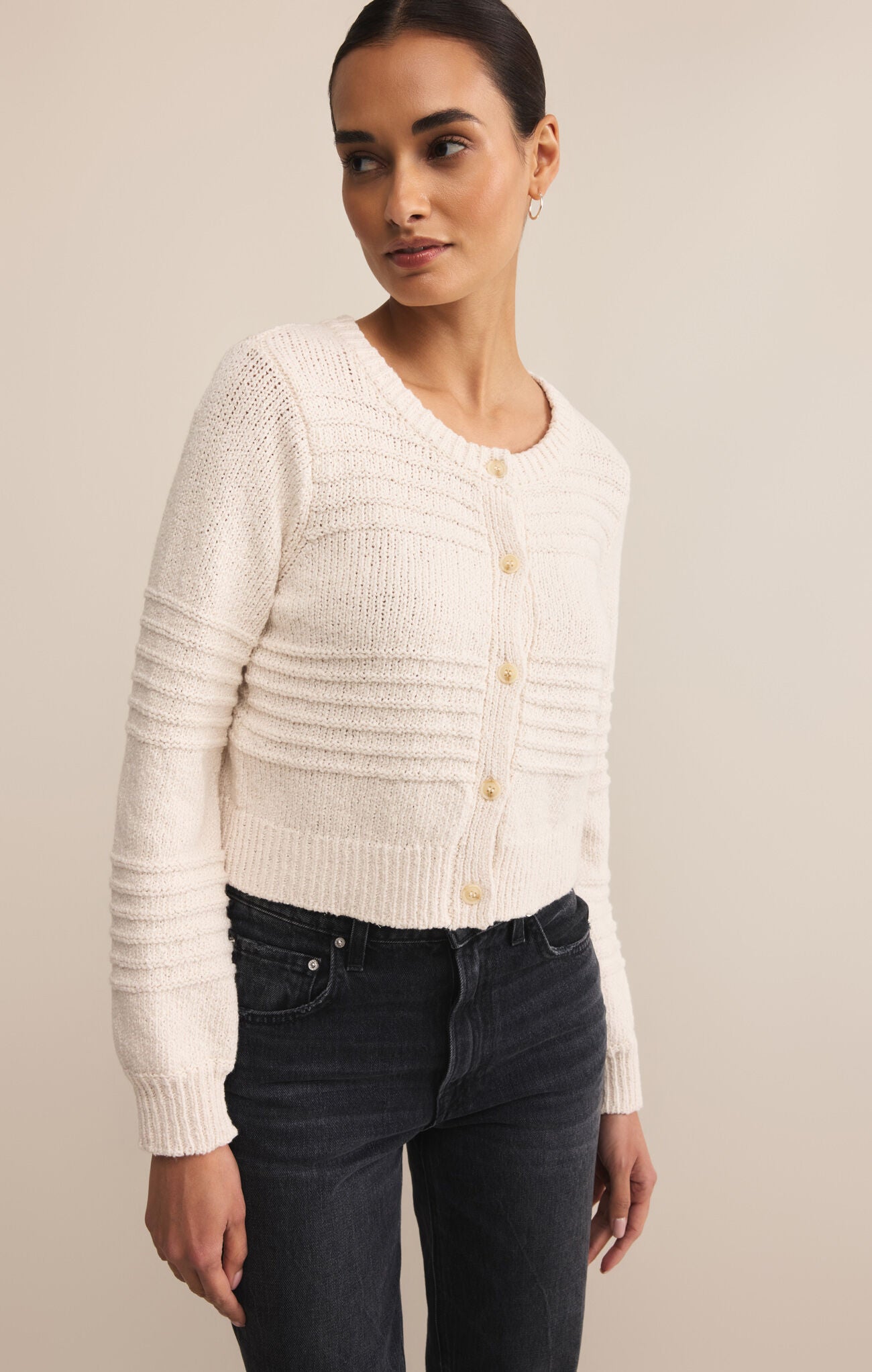 Betsy Between The Lines Cardigan