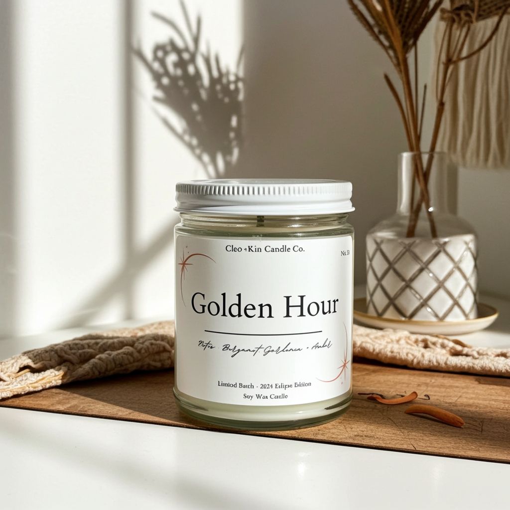 Kin Candle Cleo + Kin Candle - Golden Hour