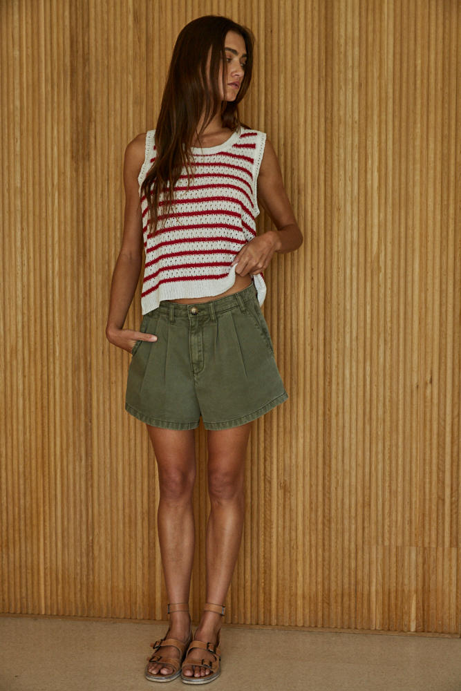 Ravi Striped Knit Top