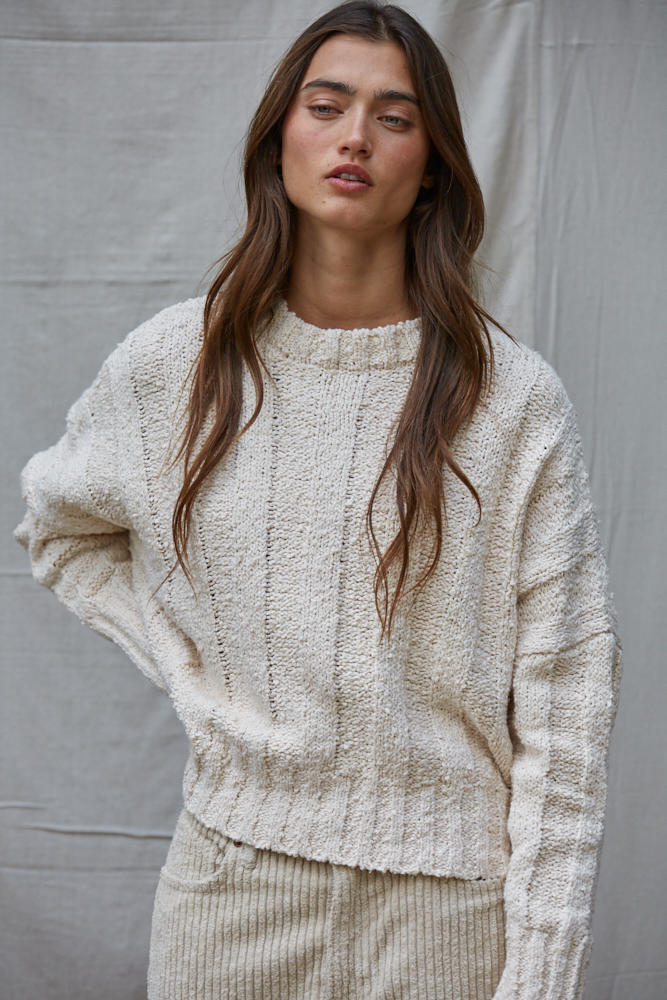Lucy Wide Ribbed Sweater