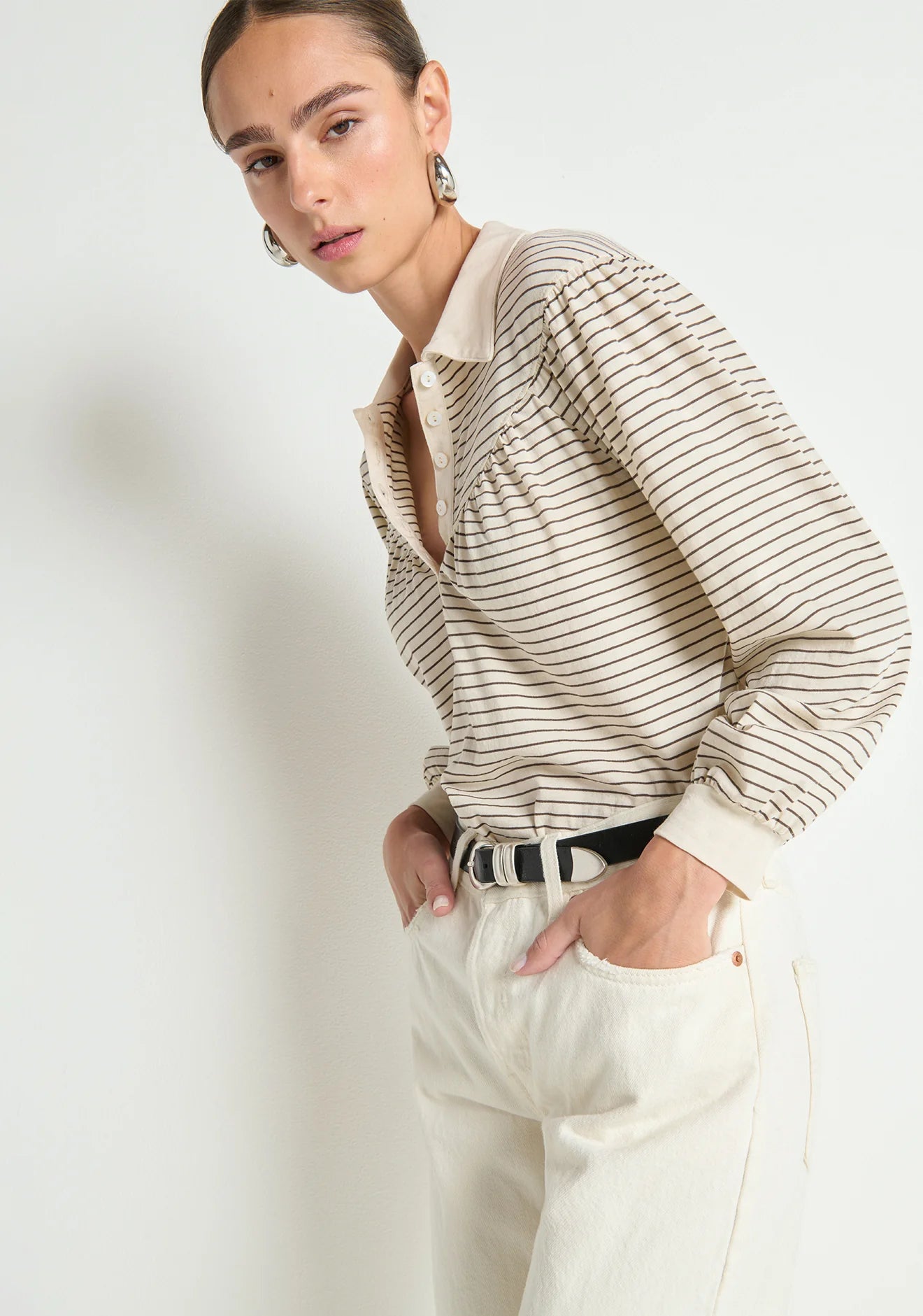 Cecilia Collared Top